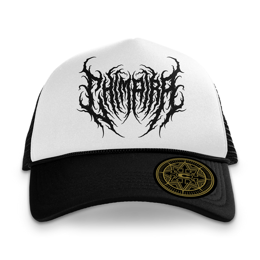 Death Metal Trucker Hat (Black/White)