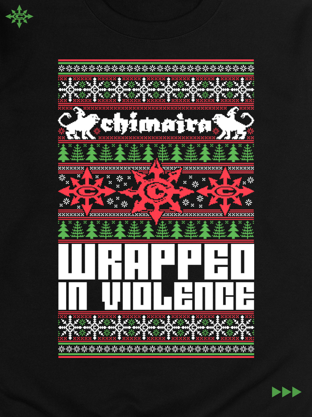 Wrapped in Violence Holiday Sweater